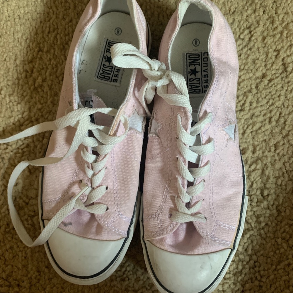 Light pink one star women’s converse 8
